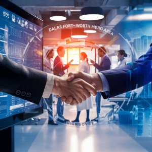 Successful collaboration between MSP and healthcare SMB in Dallas-Fort Worth."