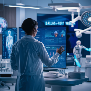 Healthcare provider in Dallas-Fort Worth accessing the latest technology.